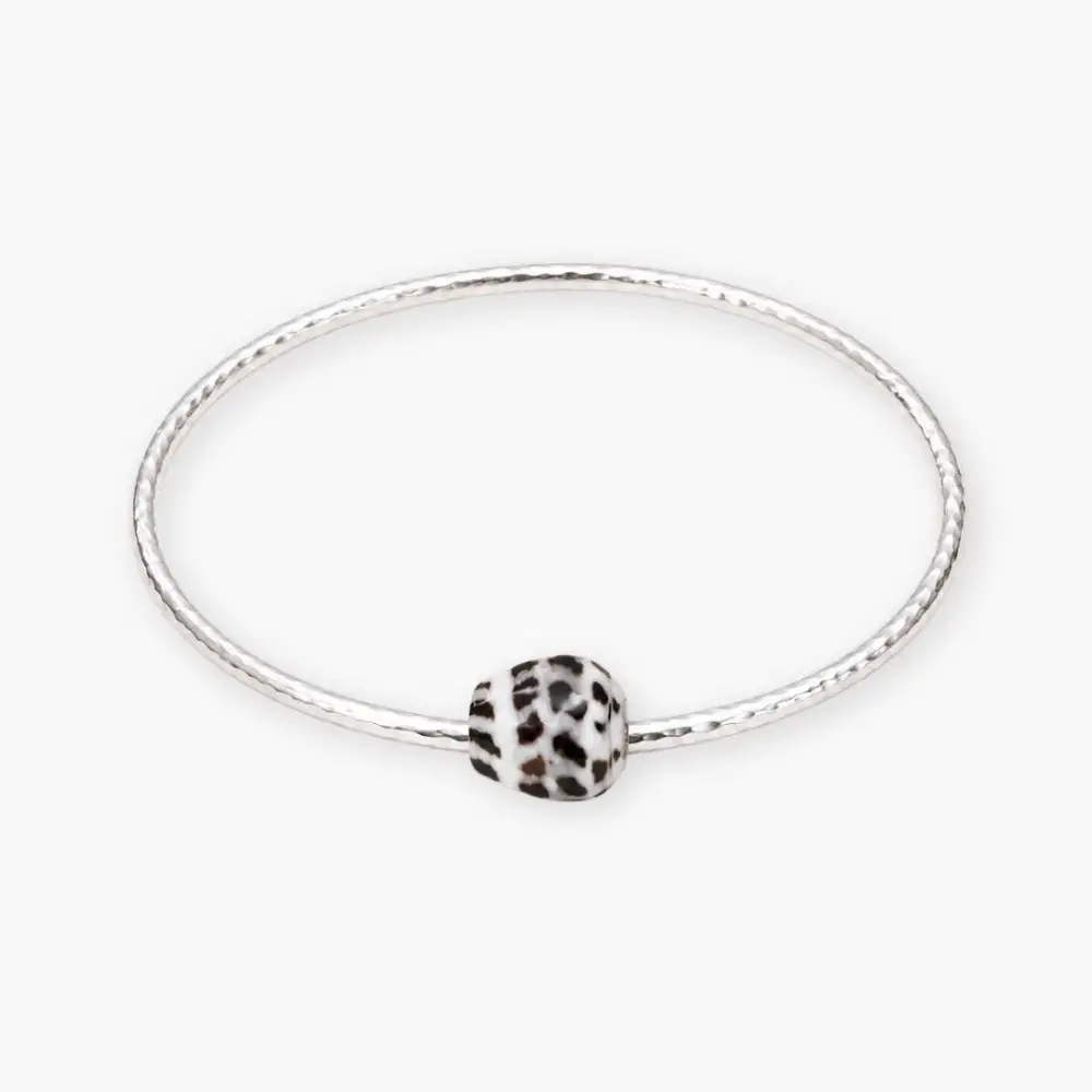 Cone Shell Nalu Silver Bangle