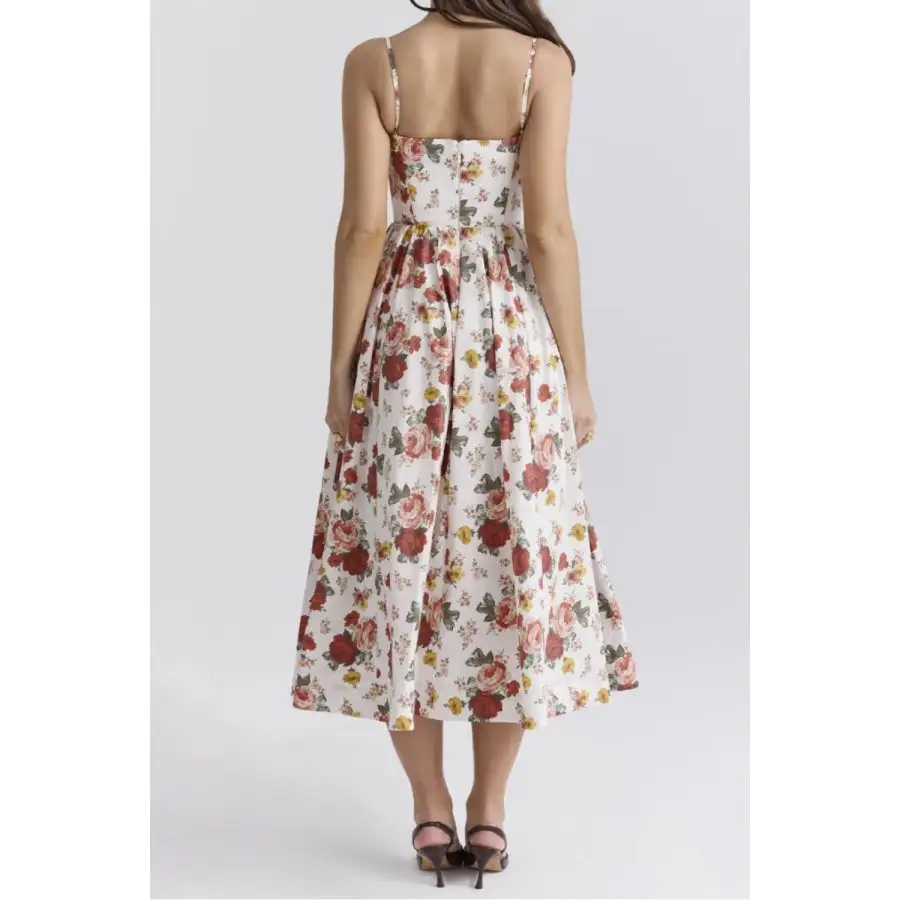 Spaghetti Strap Midi Dress