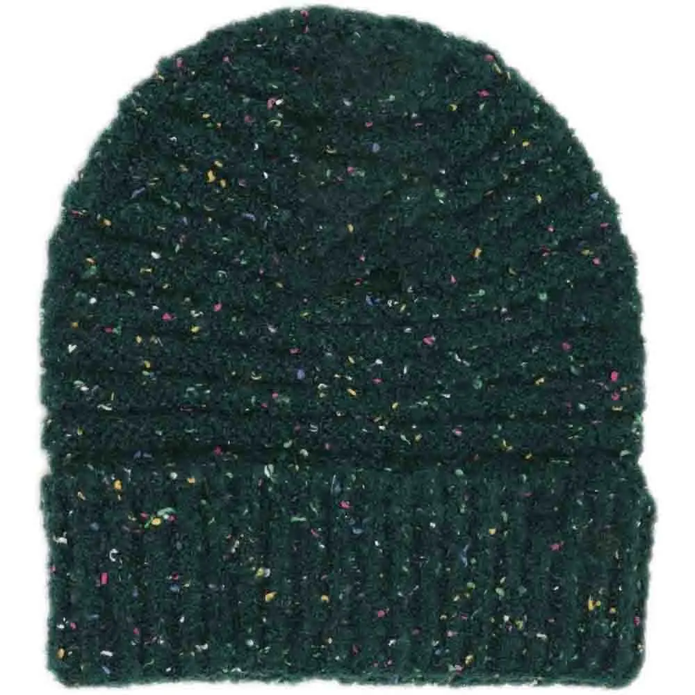 Confetti Boucle Knit Cuff Beanie