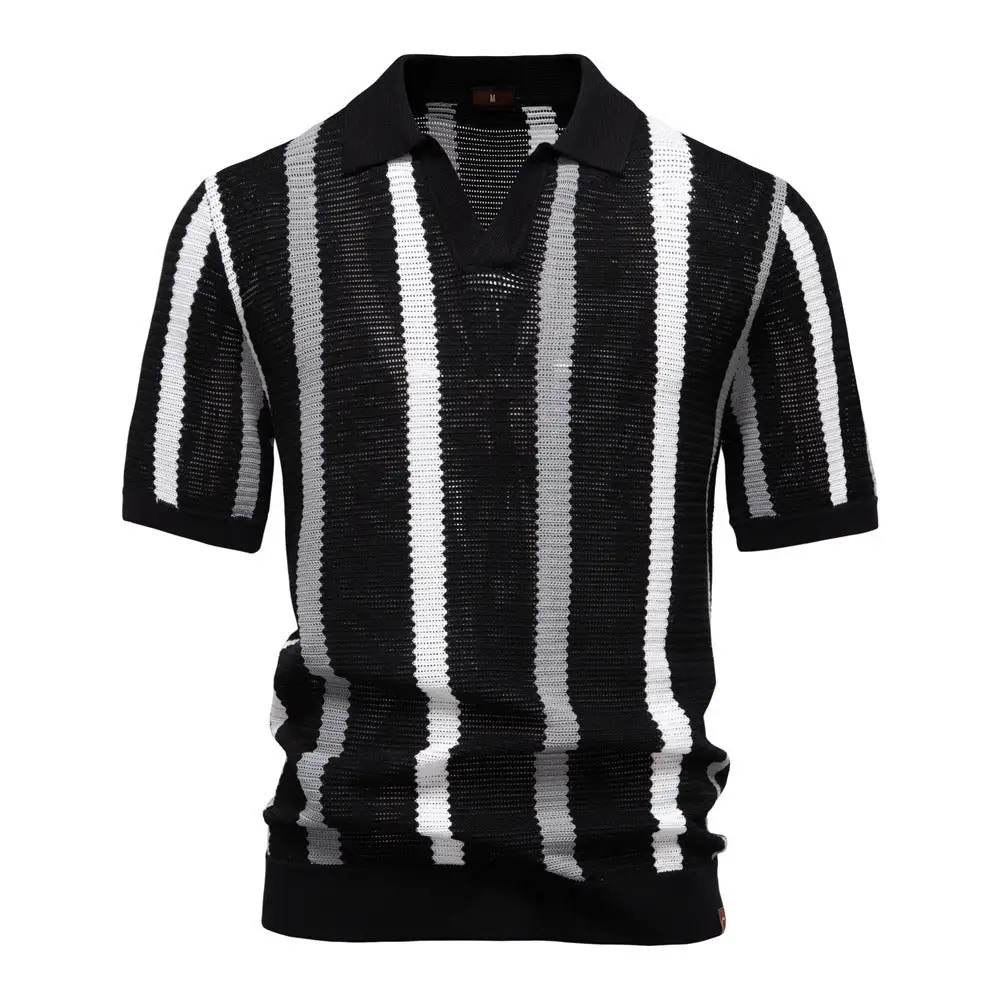Timeless Short Sleeve Fine Knit Polo Shirt