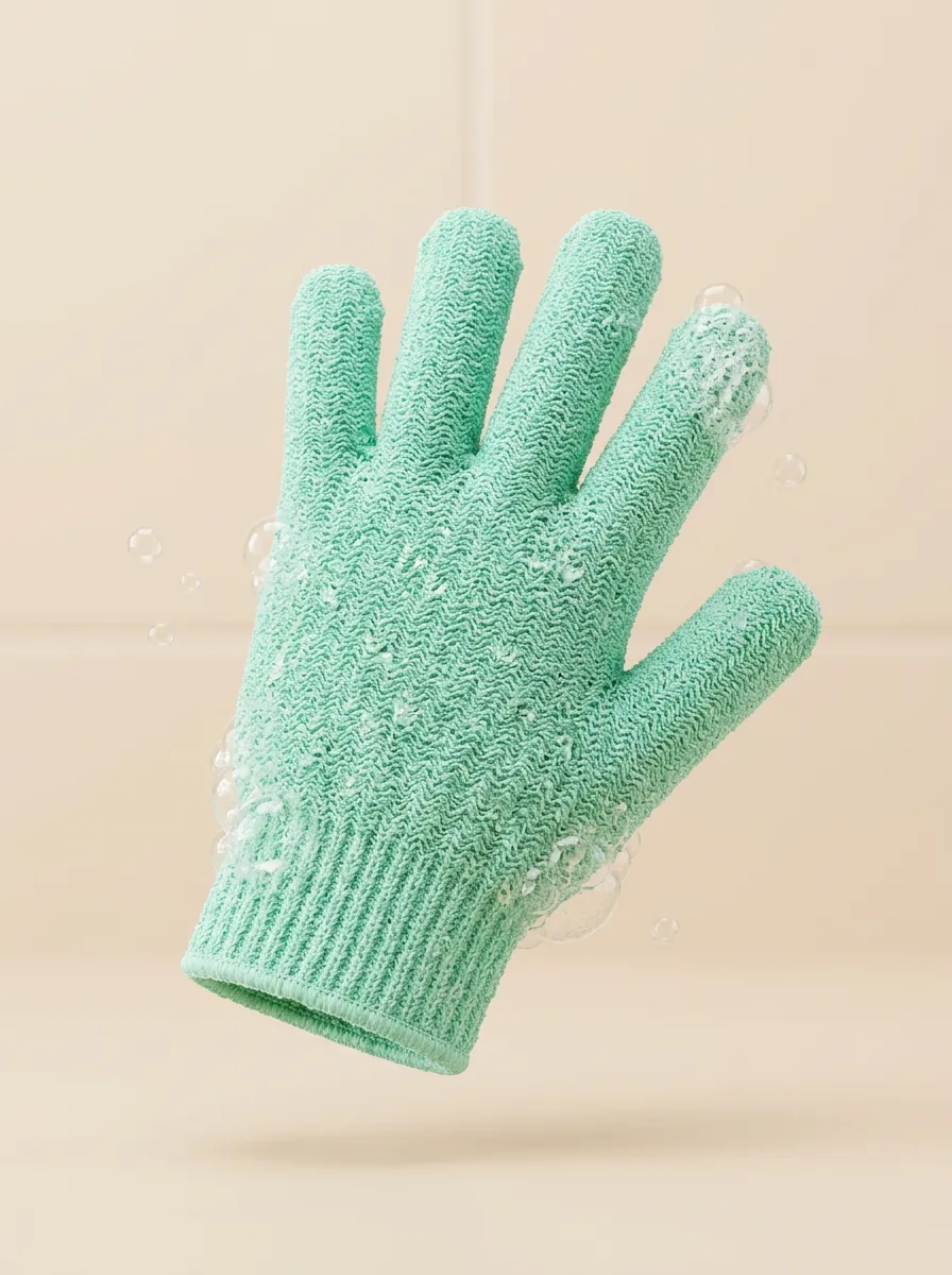 Cloud-Shaped Textured Exfoliating Bath Exfoliating Glove