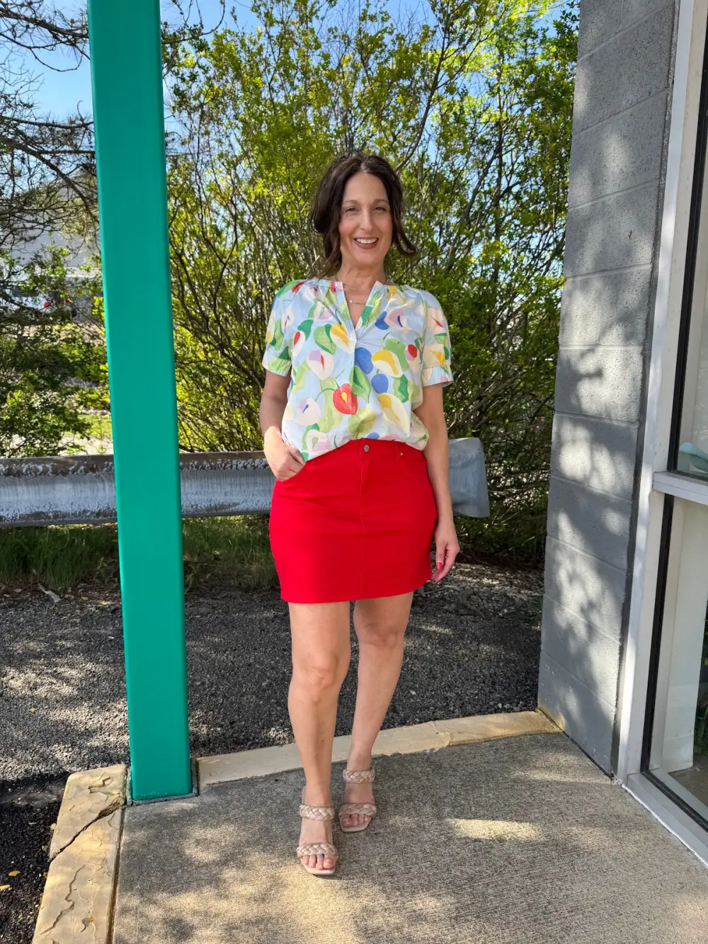 Smart Casual Denim Everyday Skirt