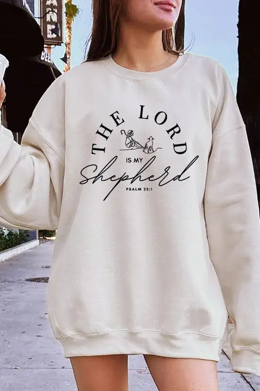 Layered Look Soft Graphic Pullover Sweatshirt