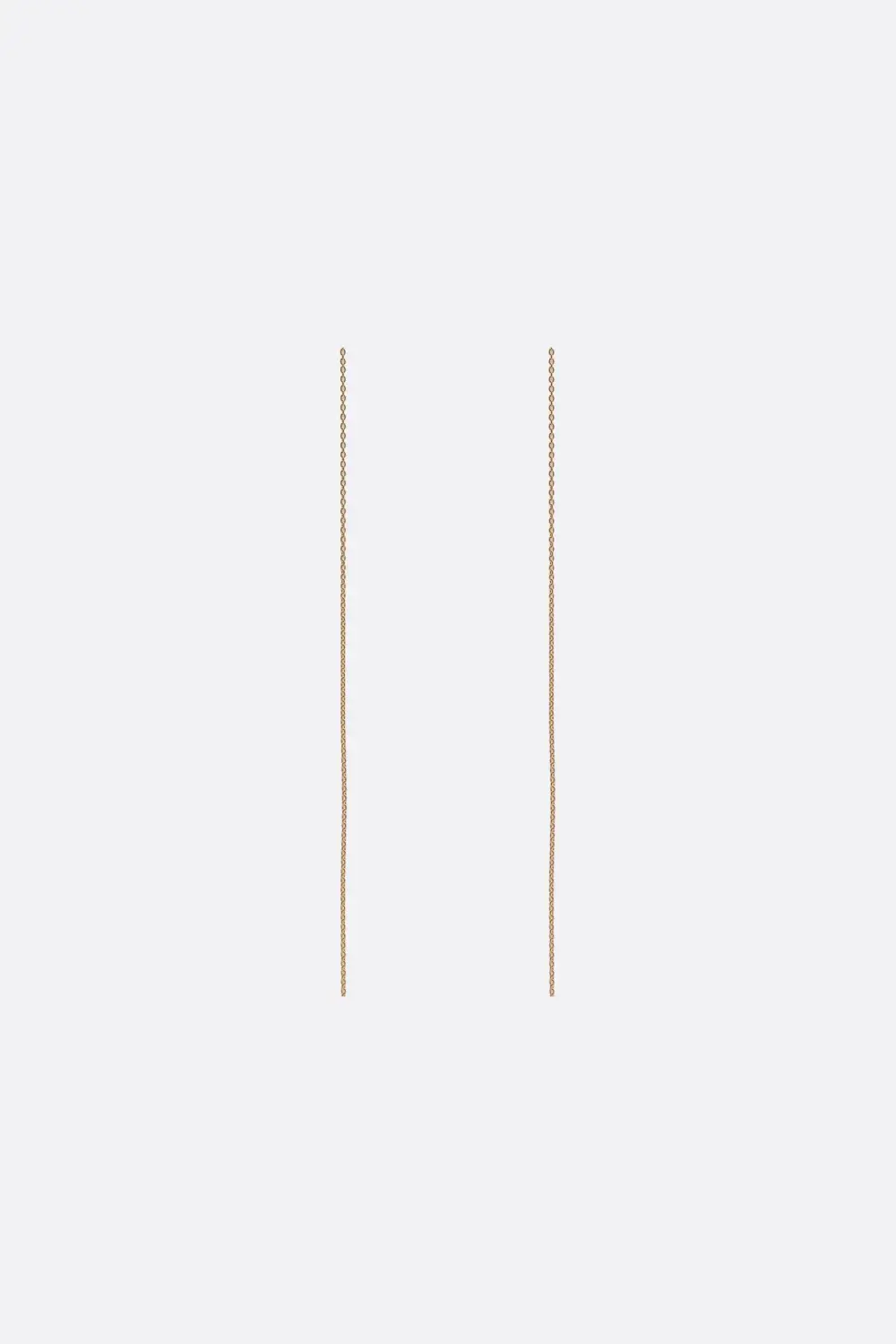Classic Gold Tone Chain Earrings