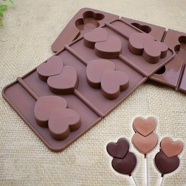 Double Heart Chocolate Mold