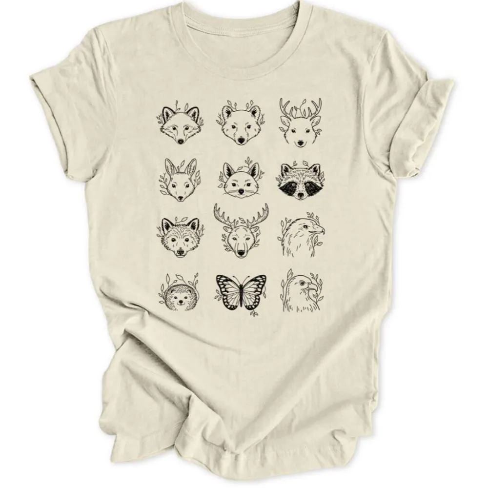 Forest Animals Unisex T-Shirt