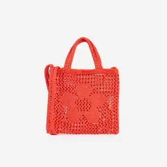 Refined Raffia Textured Everyday Tote Bag