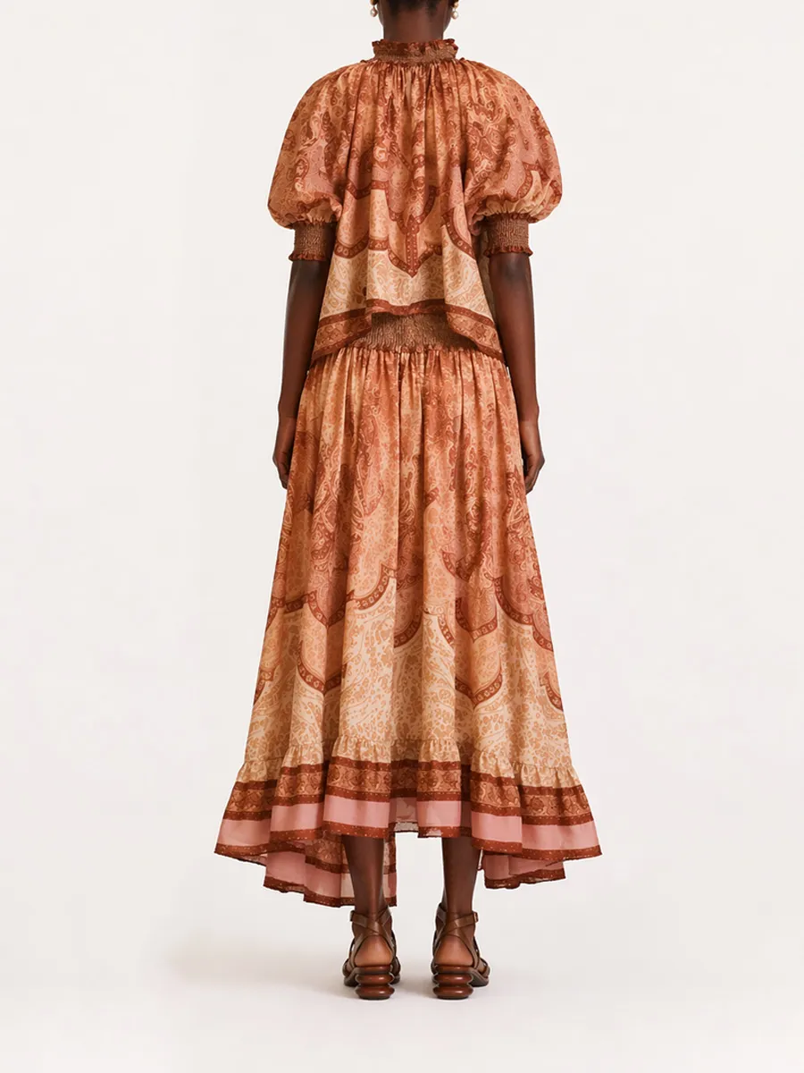 Hadley Linen Shirt and Long Skirt Set