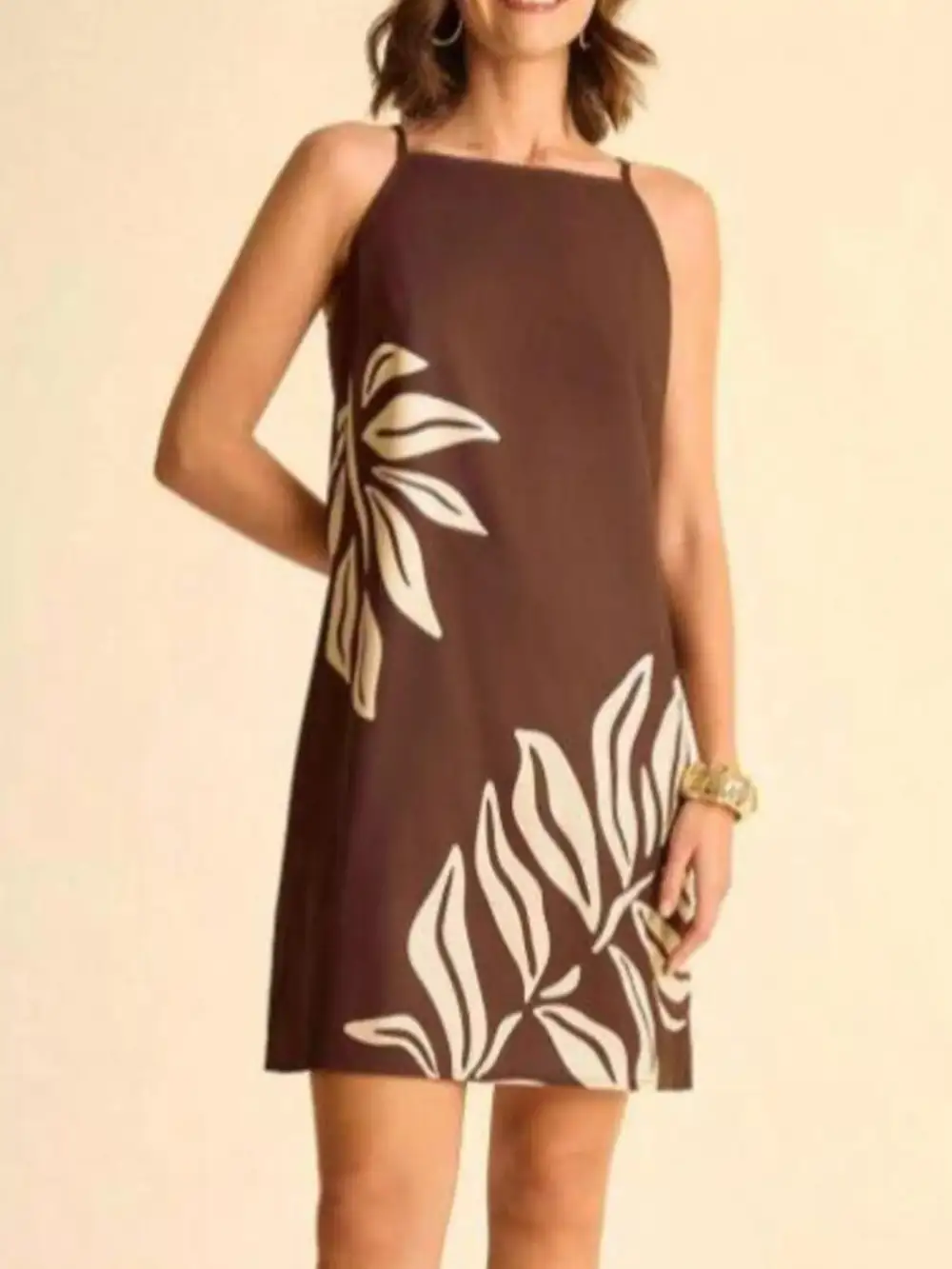 Tailored Sleeveless Mini Dress