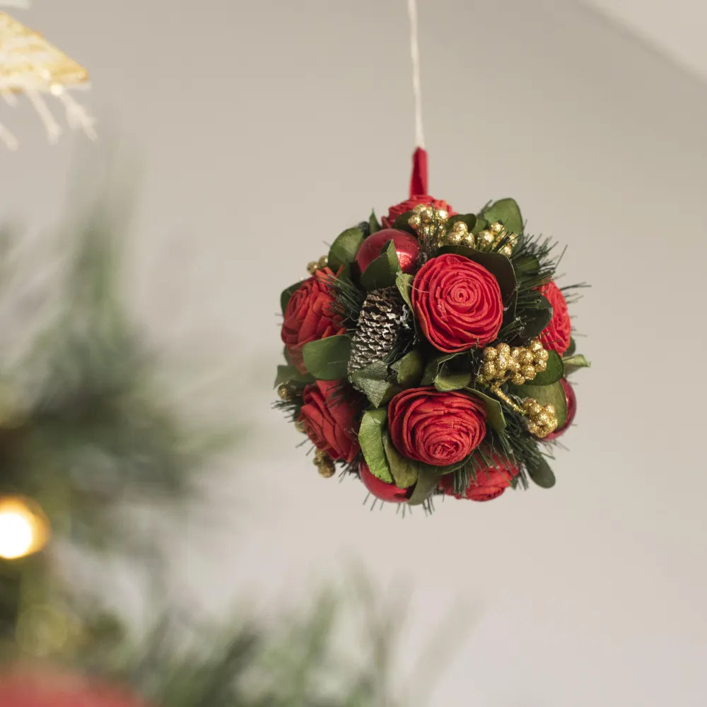 Classic Christmas Bauble Ornament