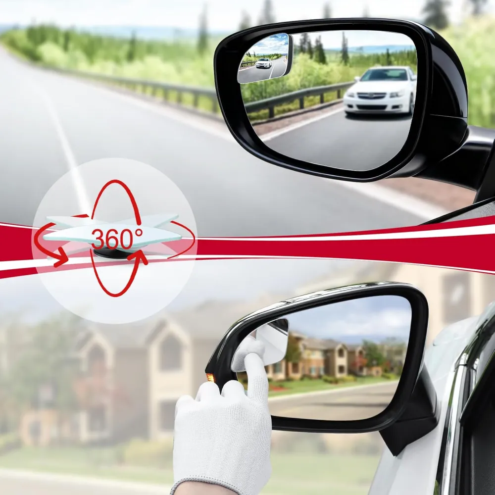 Frameless Blind Spot Mirror Set