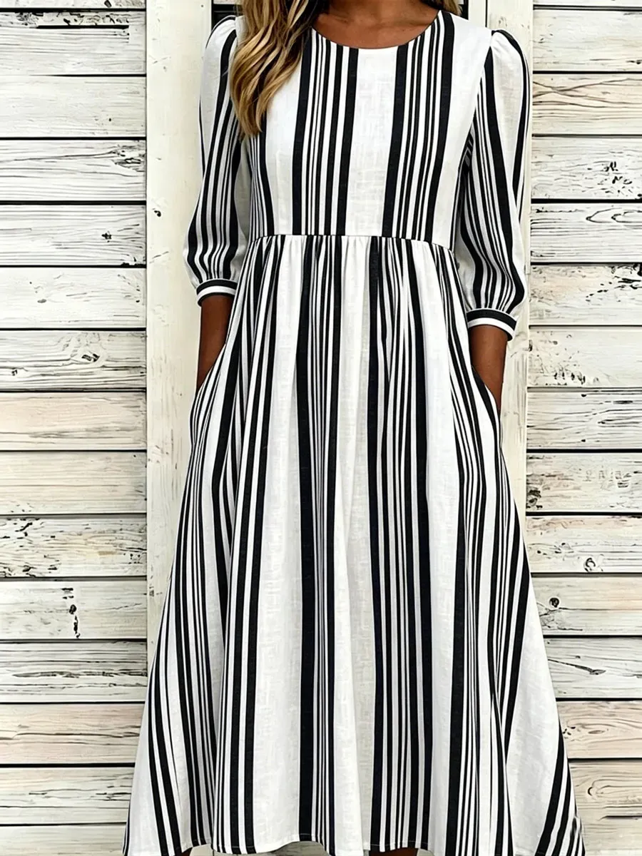 Women's floral printed casual dress