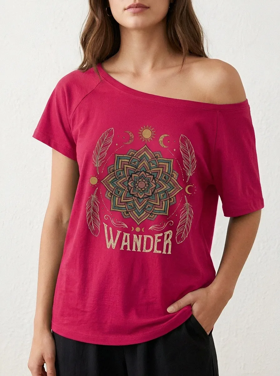 Boho Wander Mandala T-Shirt