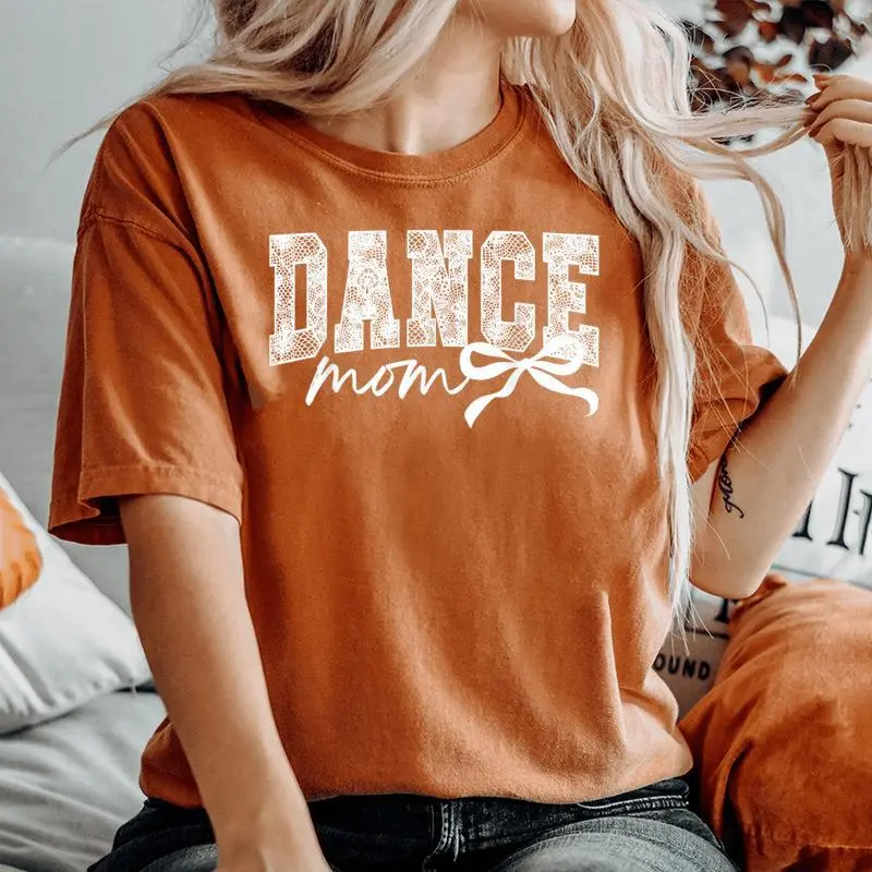 Coquette Dance Mom Ballet Mom Dance Mama Women's Oversized Comfort T-Shirt