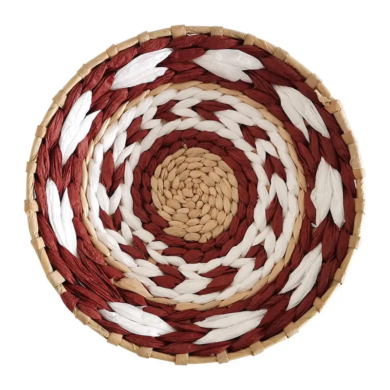 Woven Rattan Home Storage Rack