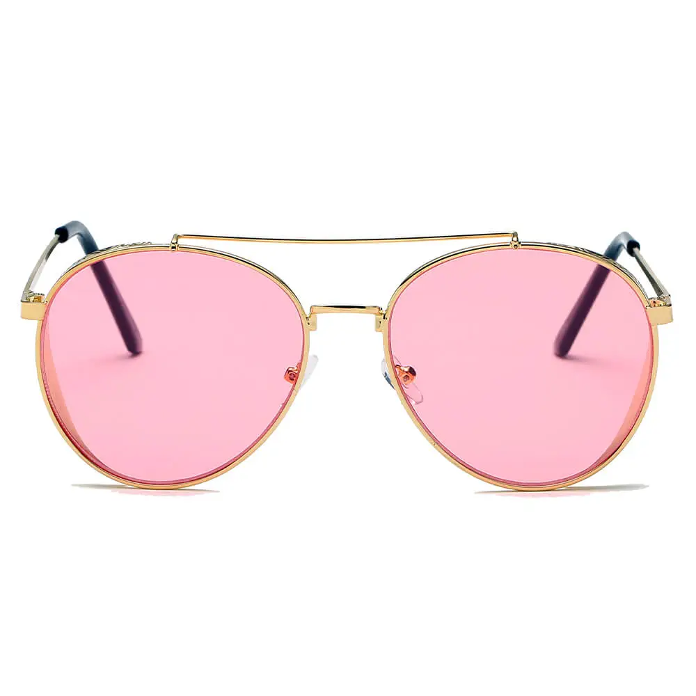 Woven Brow Bar Frame Sunglasses