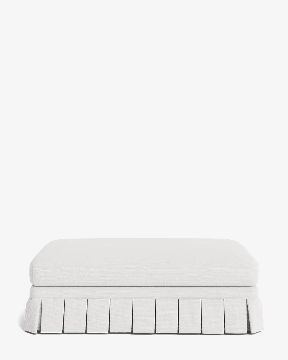 Everyday Pleated Ottoman