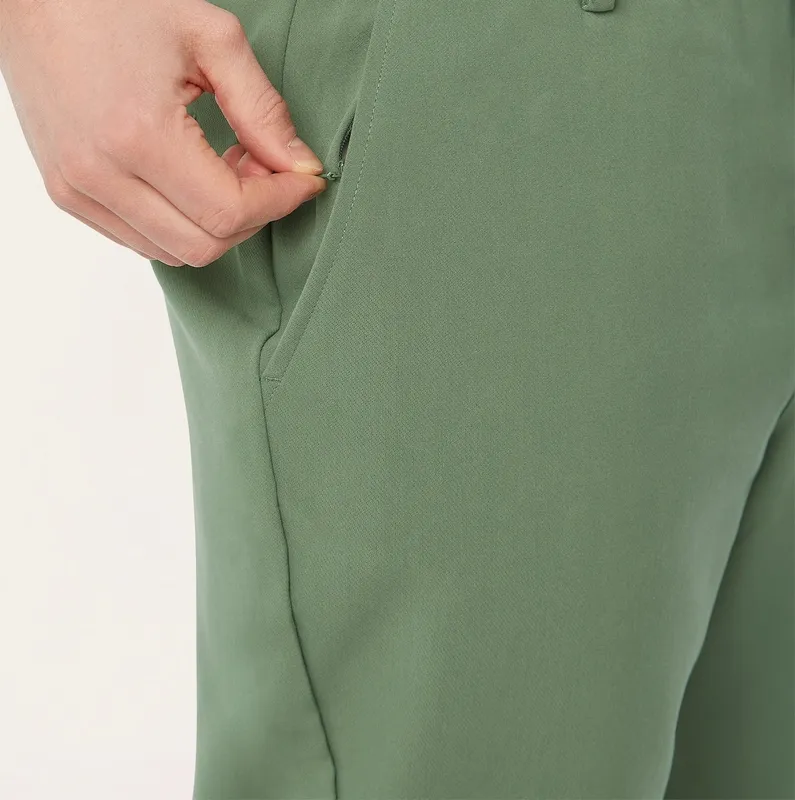 Straight Classic Pants Grass Green