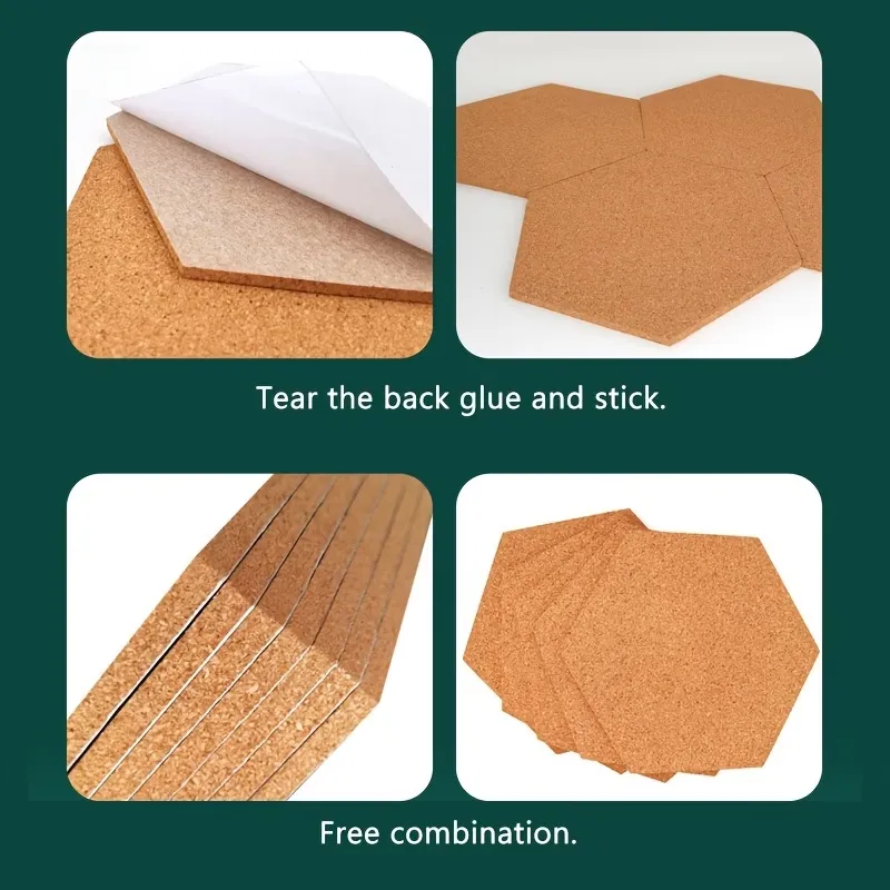 Self-Adhesive Cork Wall Panels