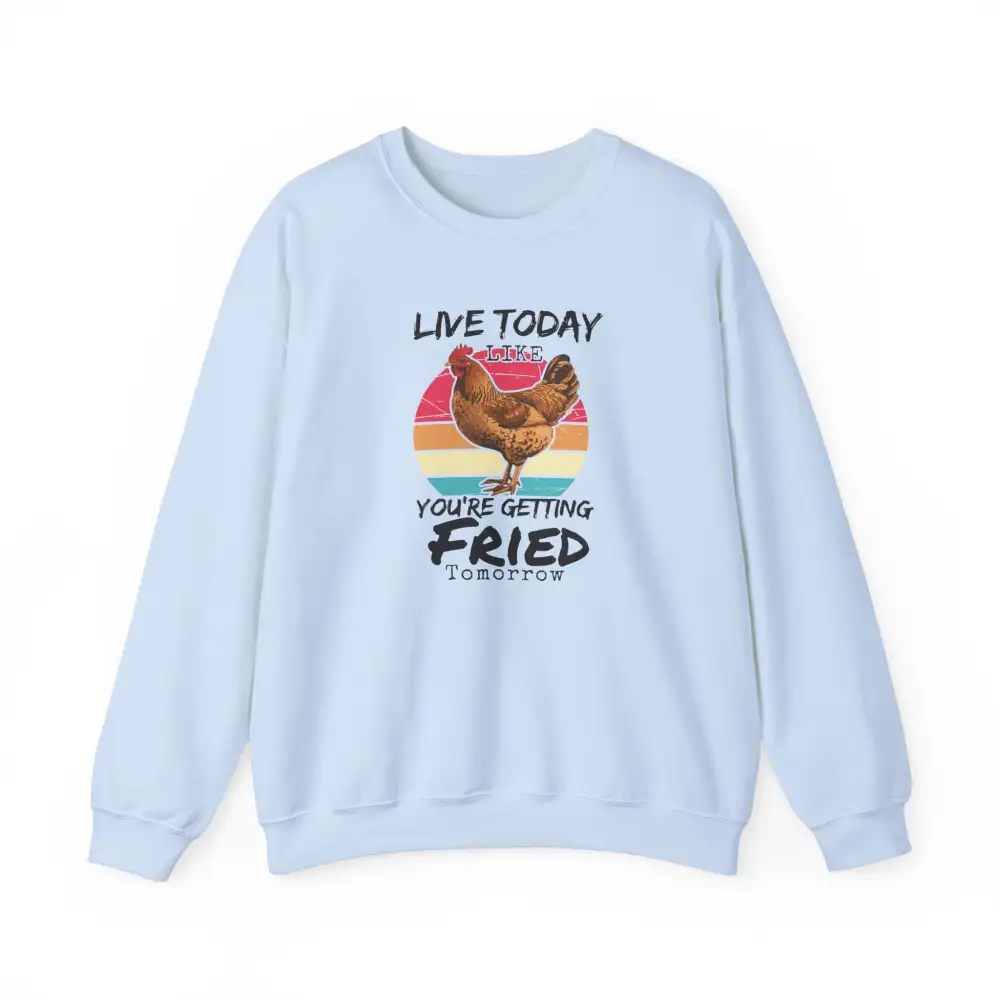Rooster Graphic Crewneck Sweatshirt