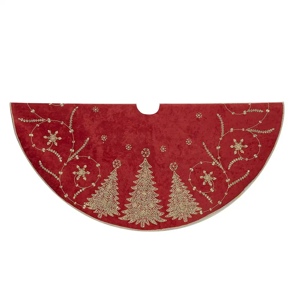 Damask Pattern Tree Skirt