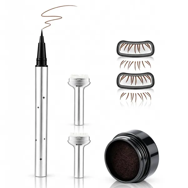 Lower Lash Stamp With Fine Eyeliner Pen
