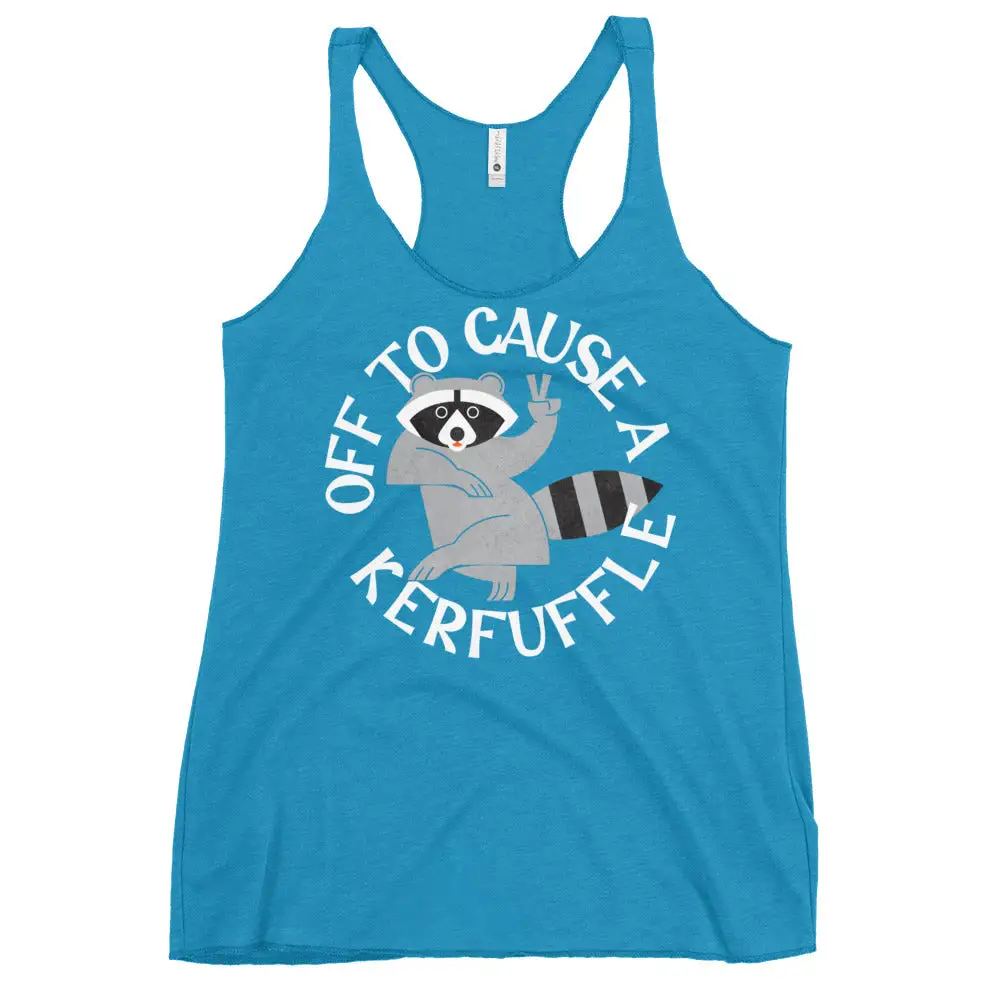 Playful Print Racerback Tank