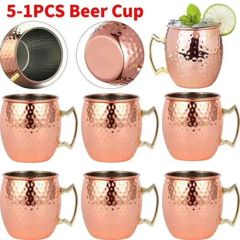 Copper Plated Drinkware Set