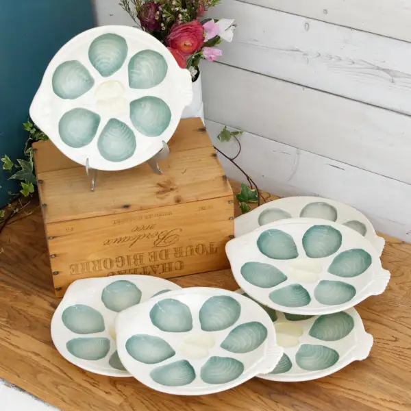 Classic Porcelain Oyster Plate
