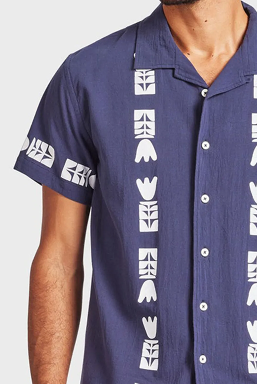 Casual Vacation Camp Collar Short Sleeve Shirt