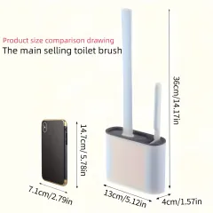 Wall-Mounted Toilet Brush Set