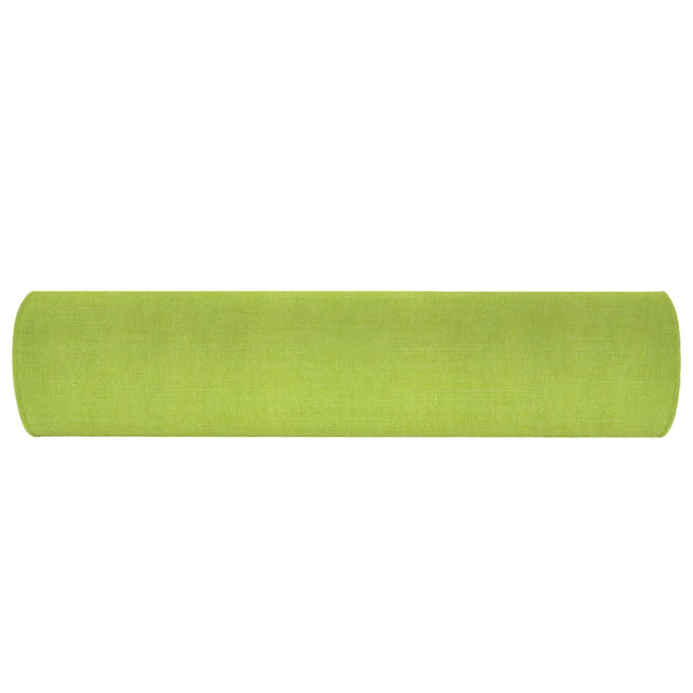 Sculptural Velvet Self-Welt Bolster Pillow