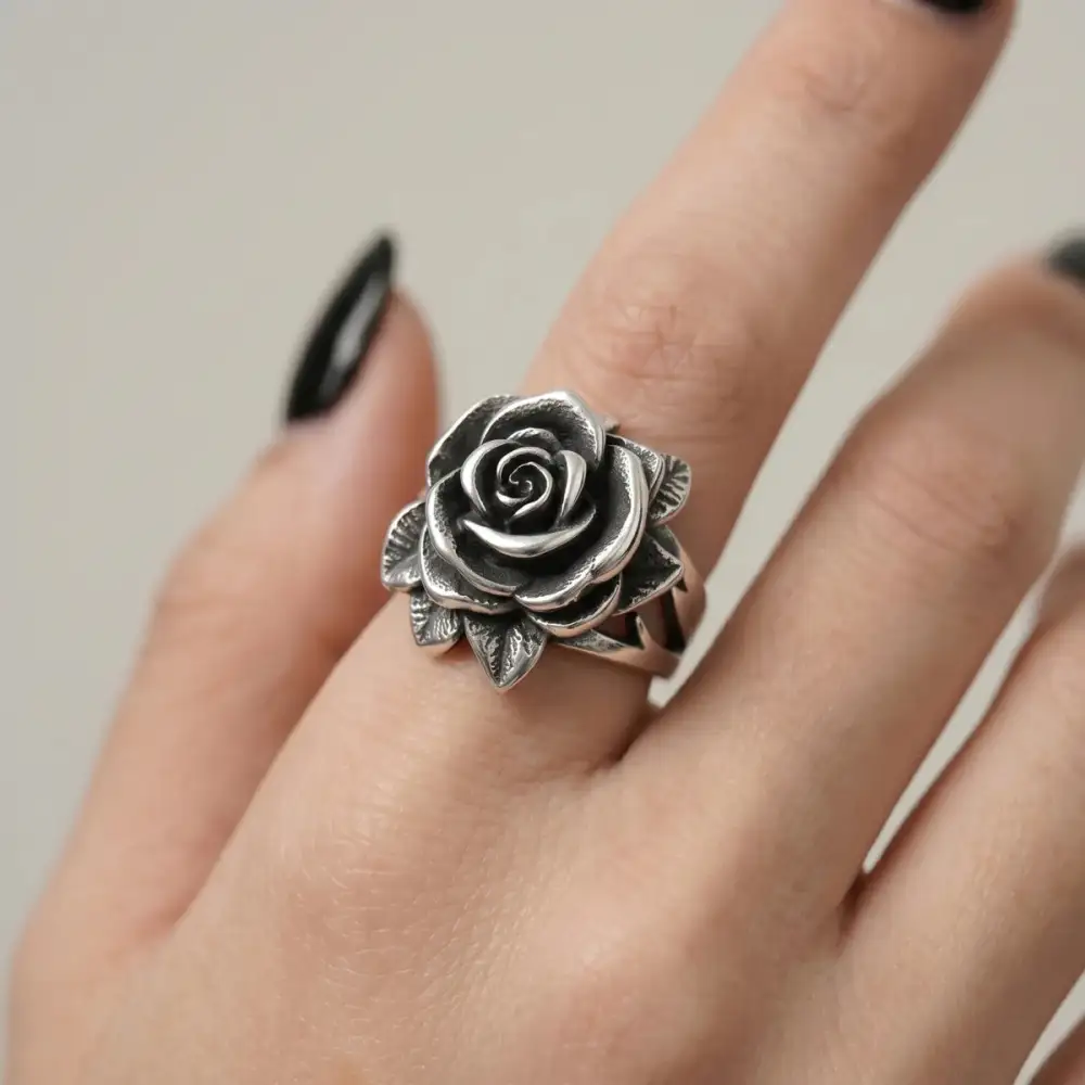 Men's Solid Rose Ring