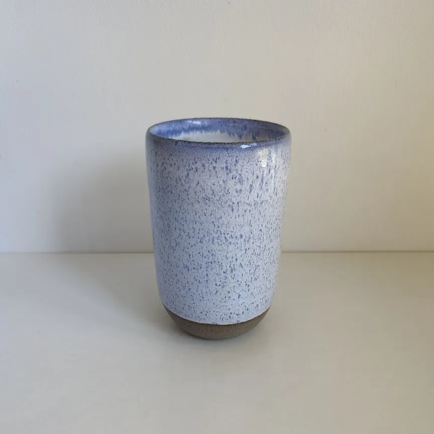 Hand Glazed Stoneware Flower Vase