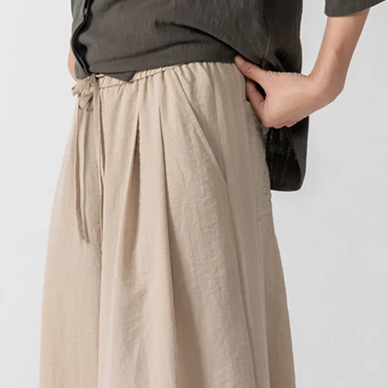 Relaxed Wide Leg Pants