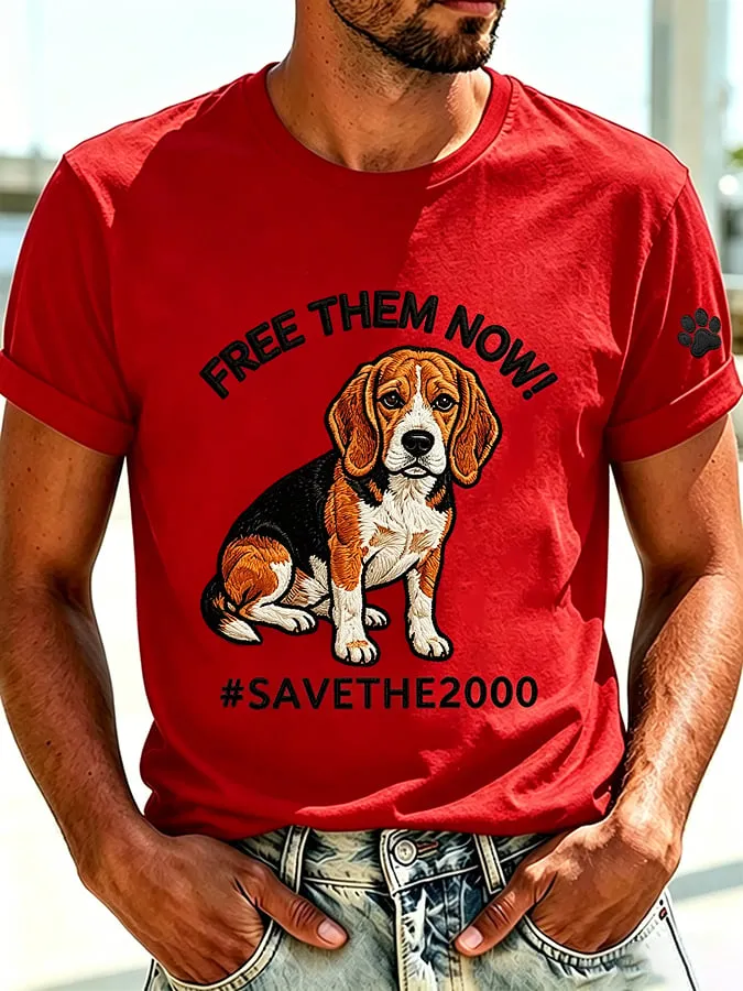 Men's Free Them Now! #Savethe2000 Printed Art Printed Print Top