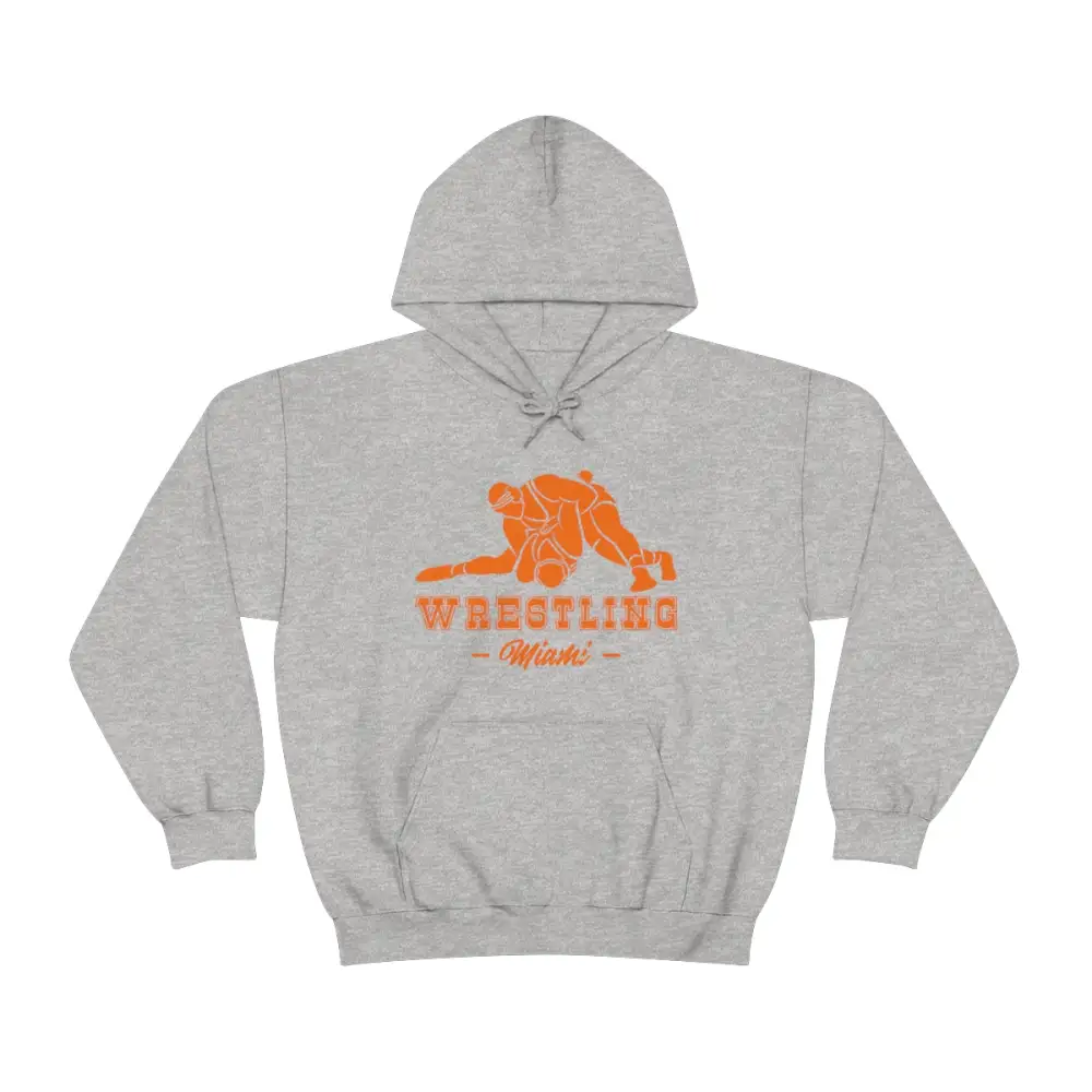 Everyday Minimal Emblem Wrestling Graphic Pullover Hoodie