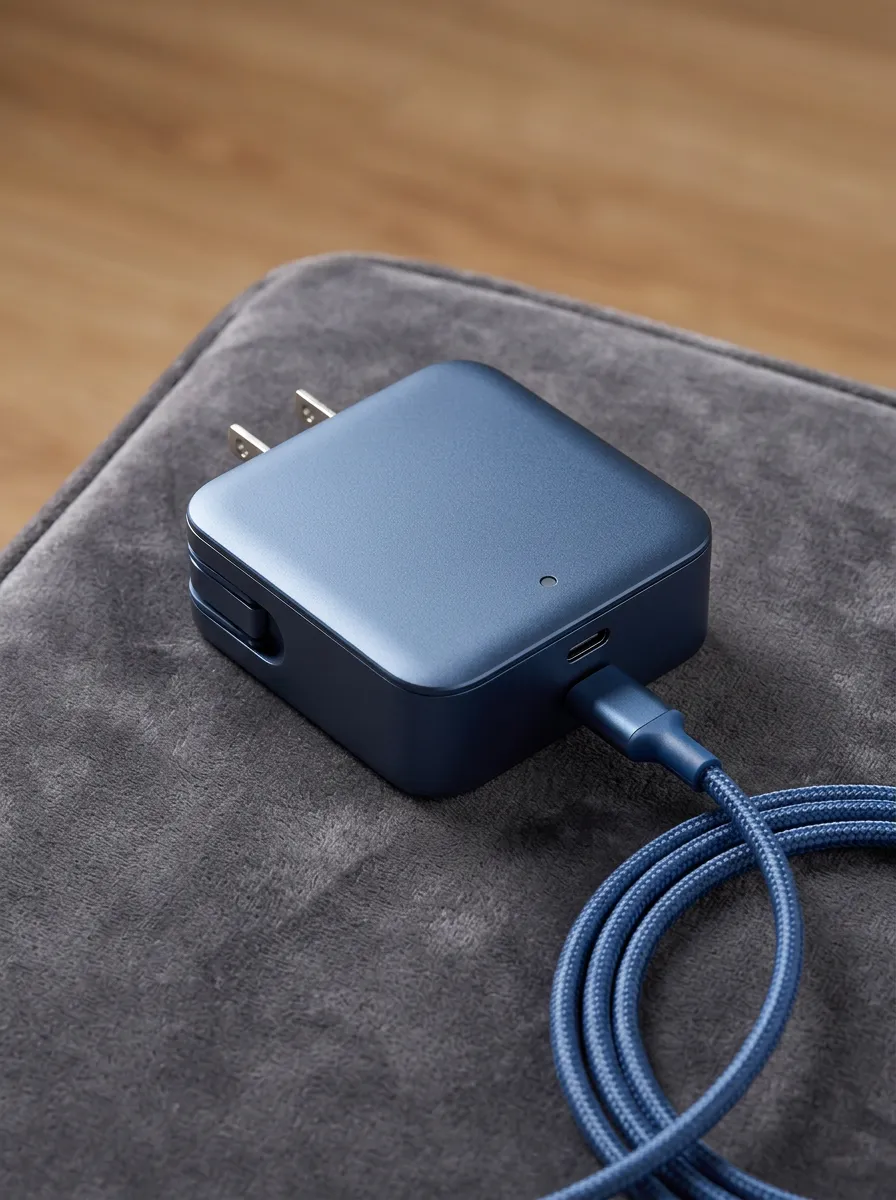 Navy Blue Matte Wall Charger