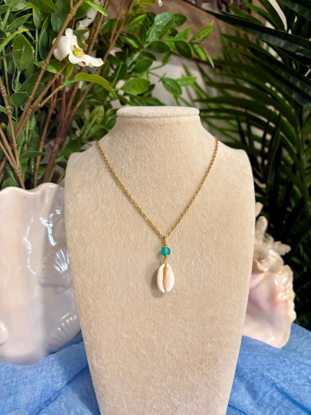 Layered Cowrie Shell Necklace