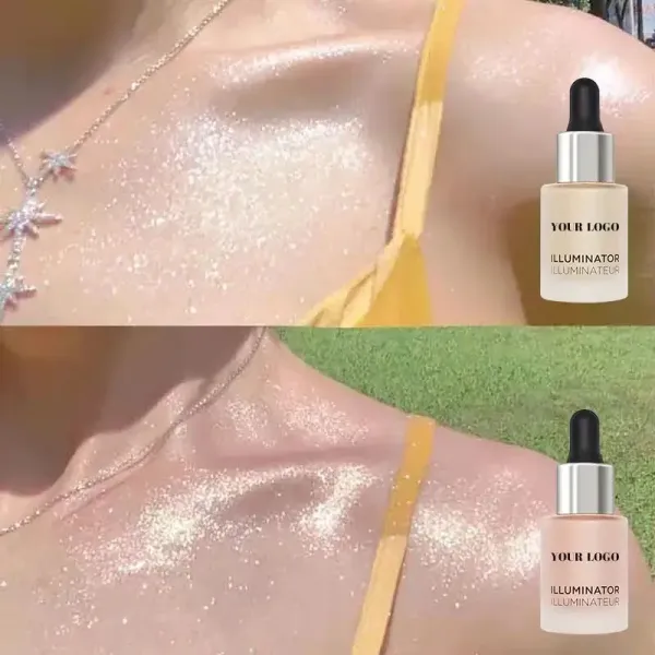 Face & Body Liquid Highlighter Sparkling Brighten Glow Skin