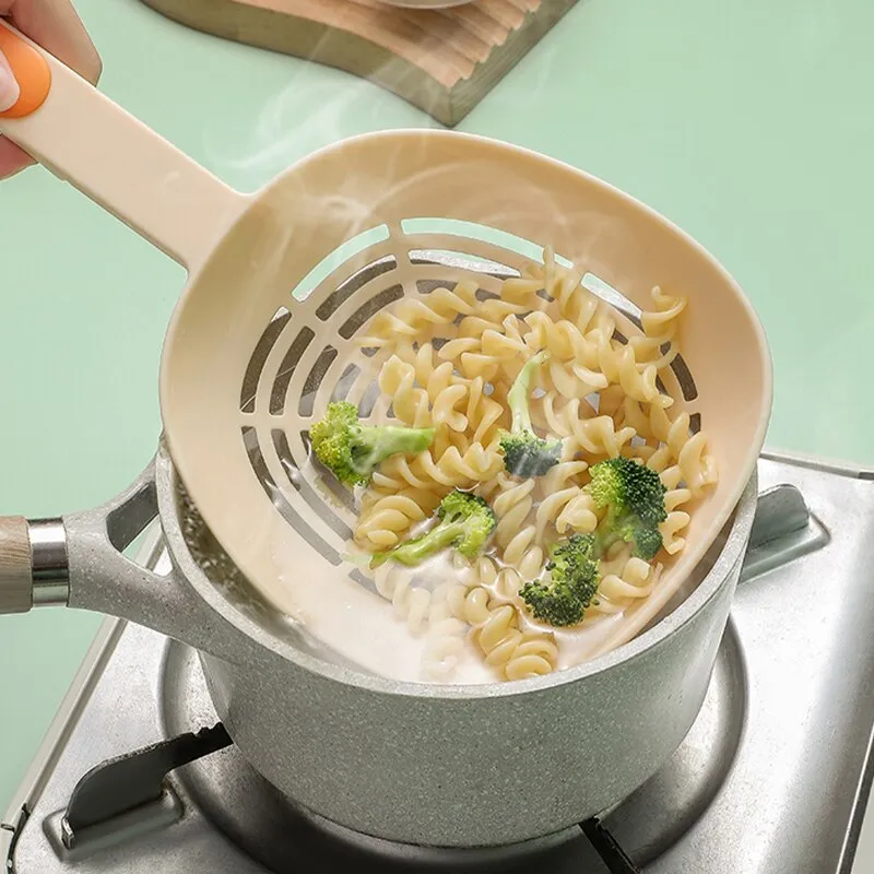 Leak Kitchen Pasta Spoon Fishing Dumplings Long Handle Food