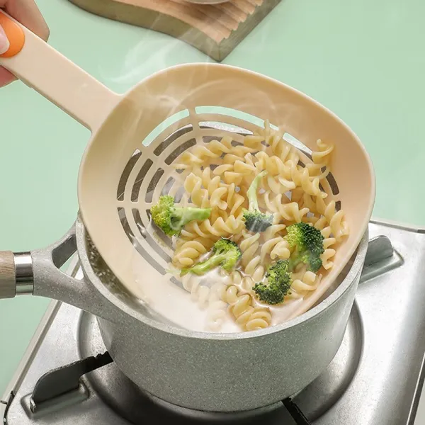 Leak Kitchen Pasta Spoon Fishing Dumplings Long Handle Food