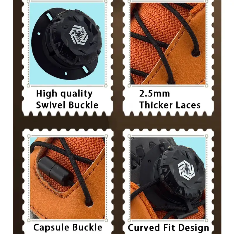 Lock Buckle No-Tie Shoelaces
