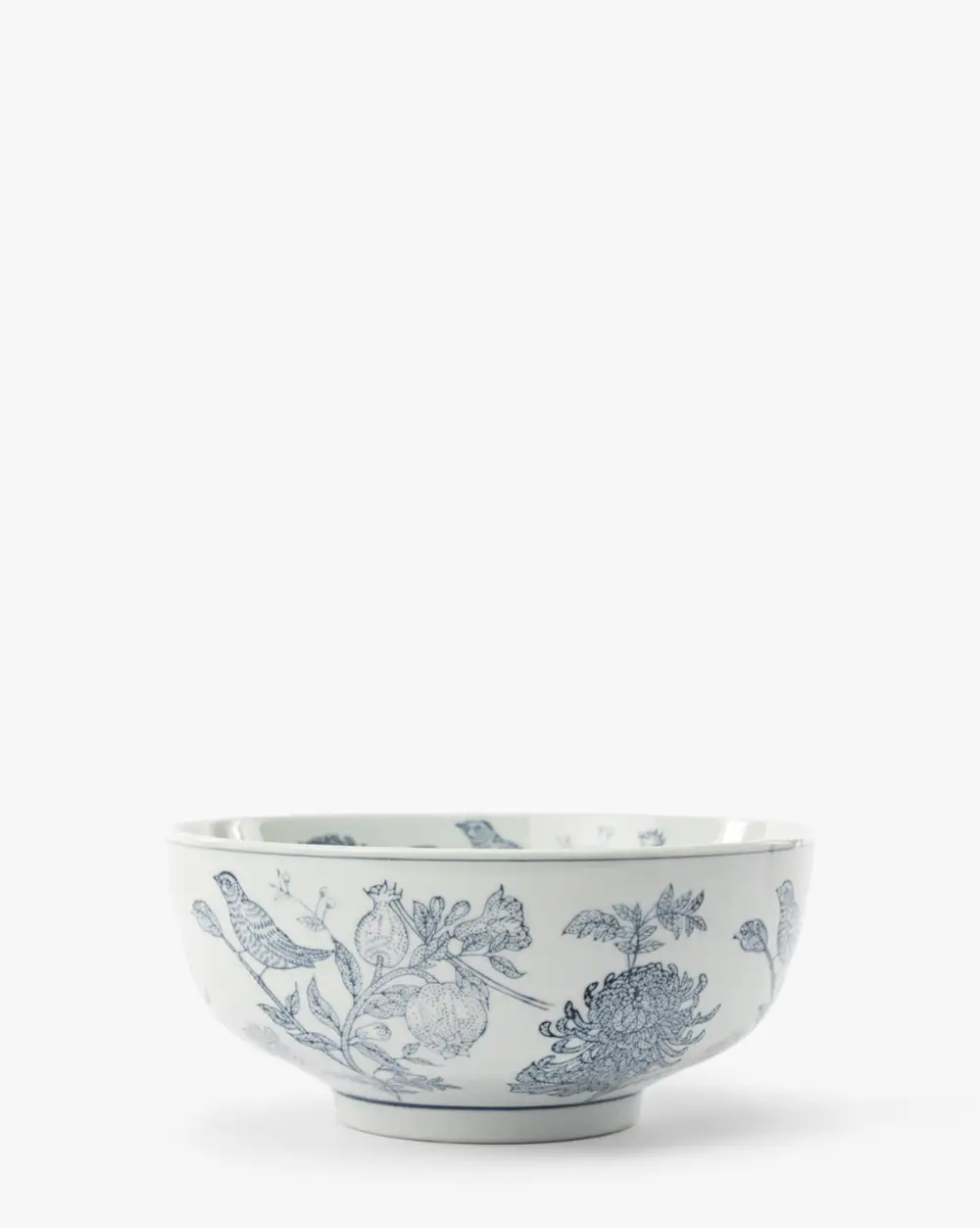 Hand-Stamped Stoneware Bowl