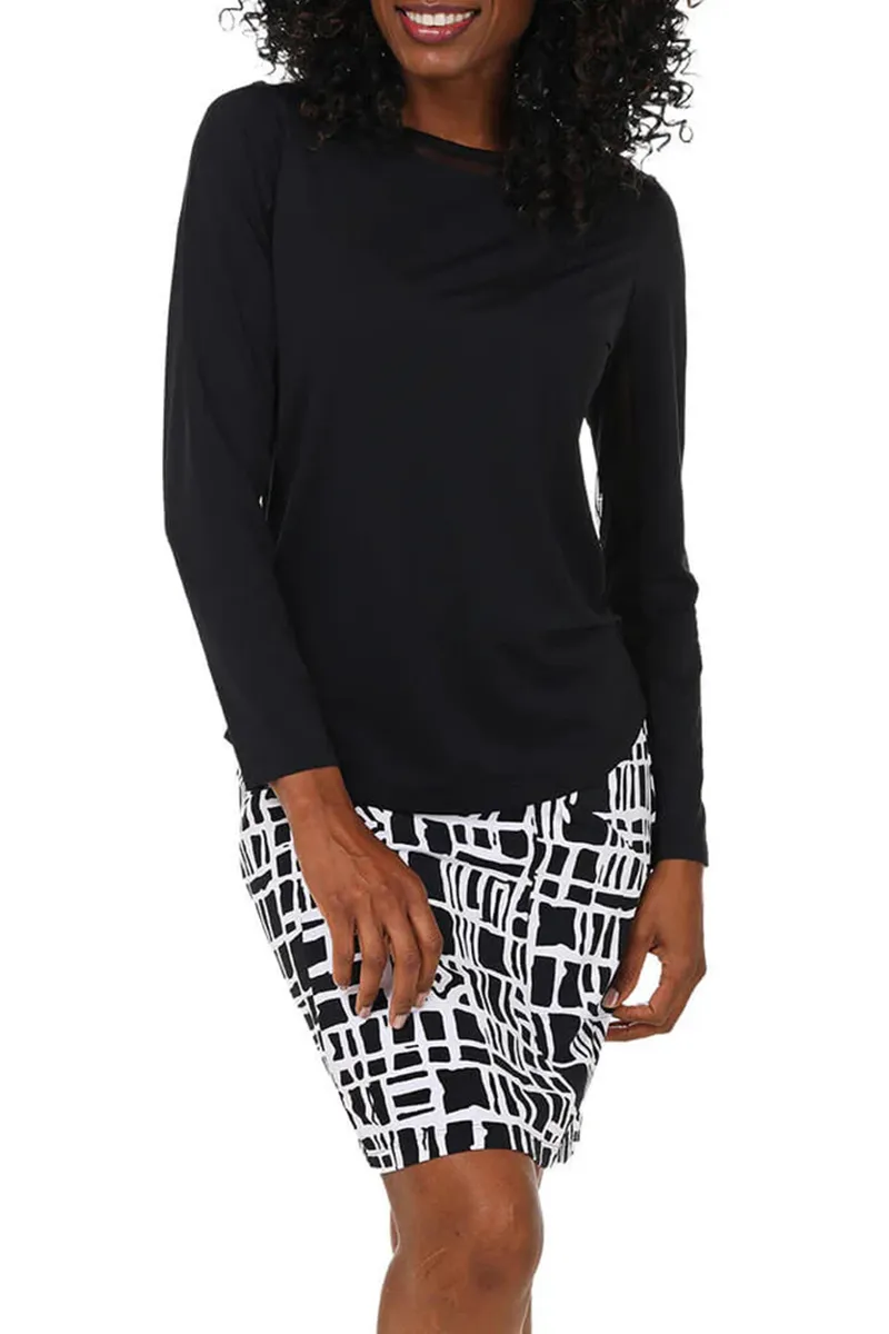 Mesh Crew Neck Shirt
