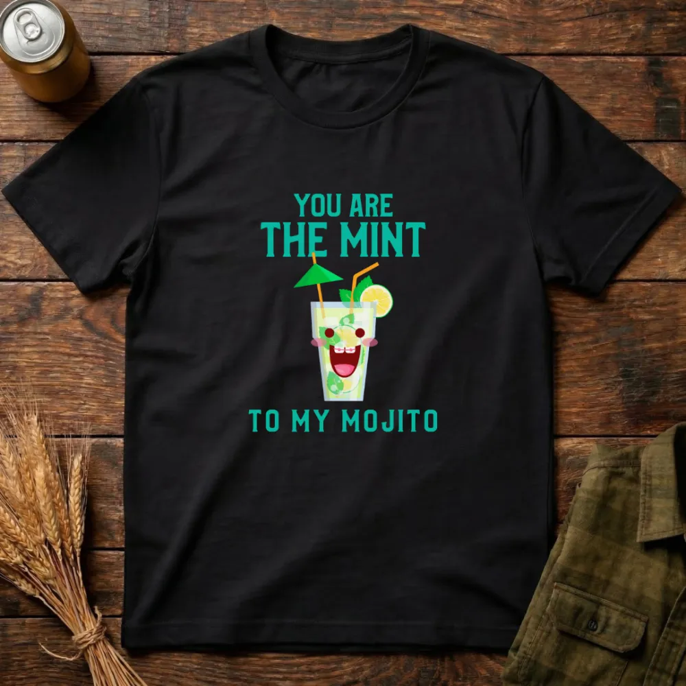 Mint To My Mojito Graphic Cotton T-Shirt