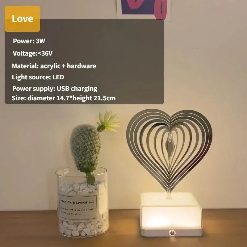 Metal Round Decorative Table Lamp