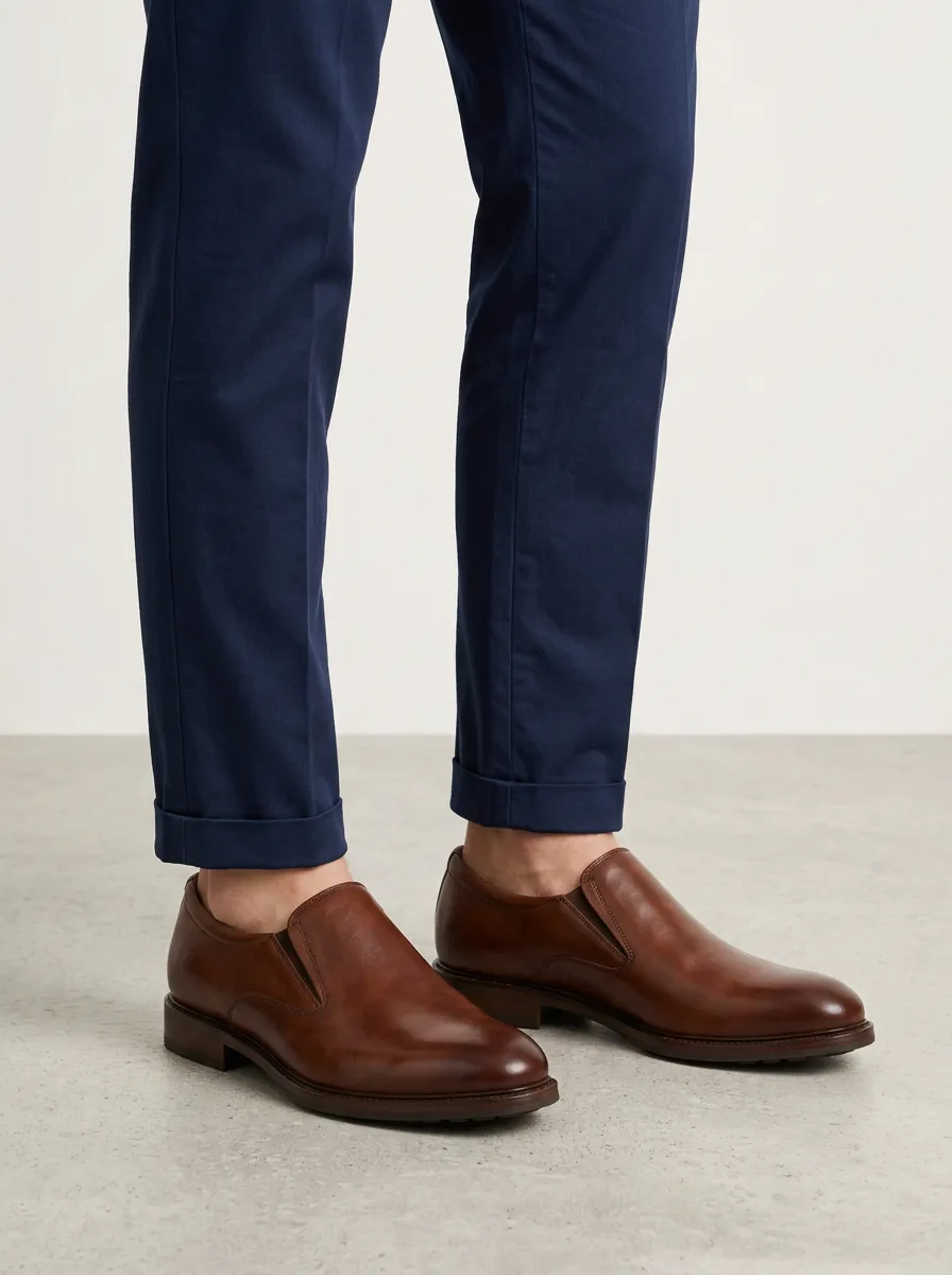 Men's Classic Business Leather Slip-On Loafers