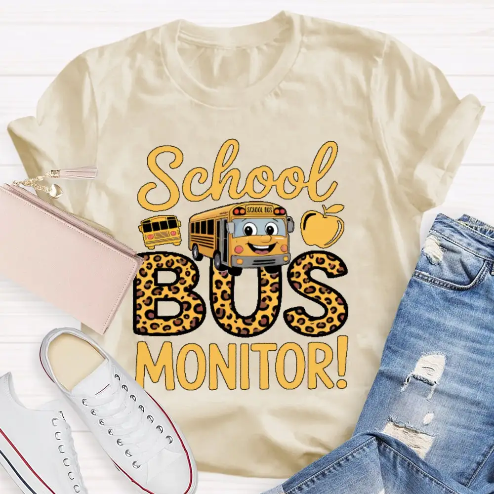 School Bus Monitor Life T-Shirt