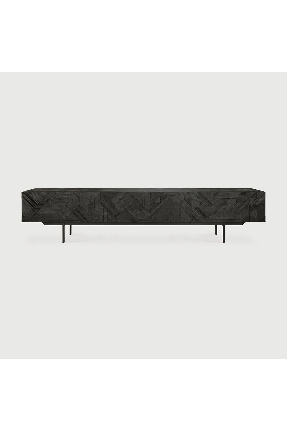 Fluted Teak Media Unit